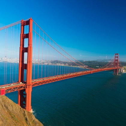 Veduta aerea del Golden Gate di San Francisco